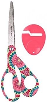 Fiskars 8 Inch Designer Scissors with Sharpener