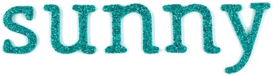 Thickers Glitter Foam Stickers 6"X11" Sheets 2/Pkg-Sunny - Reef