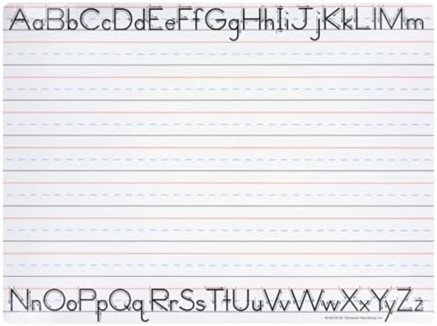 LDY Teaching Tree 2-Sided Dry Erase Board Alphabet Practice Pre-K Back to School Resources Scholastic Teacher's Classroom Elementary Kindergarten Double MEGA Bundle RENGISED