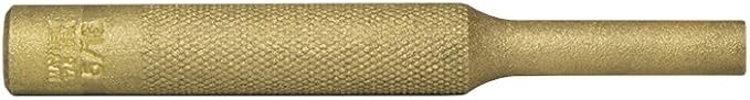 Mayhew Pro 25708 5/16-Inch Knurled Brass Pin Punch