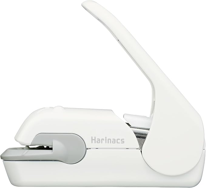 Kokuyo Stapleless Stapler, Harinacs Desktop & Handheld Staple-Free, Up to 5 Sheets No Staple Binding, Portable Compact Holeless Stapler, Pale White, Japan Import (SLN-MPH105PW)