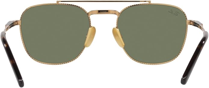Ray-Ban Unisex Rb8258 Frank II Titanium Aviator Sunglasses