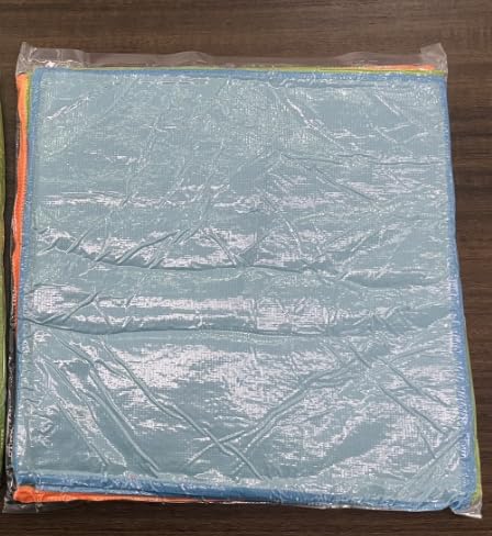 Tricol Clean 12 Pack Microfiber Cleaning Cloth 11.8x11.8inch - Streak-Free, Reusable Wipes for Glass, Kitchen, Car, Dusting - Absorbent & Lint-Free(Mixed 4 Colors 02, 11.8 x 11.8 in)