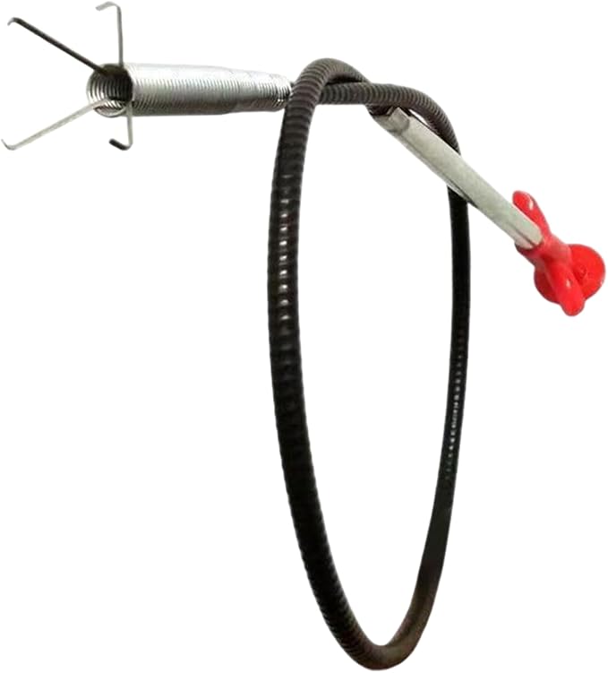 Drain Cleaner Tool, 63 Inch Flexible Drain Clog Remover Tool with 4 Claws, Sink Snake Hair Remover for Toilet Sewer Shower Kitchen Bathroom
