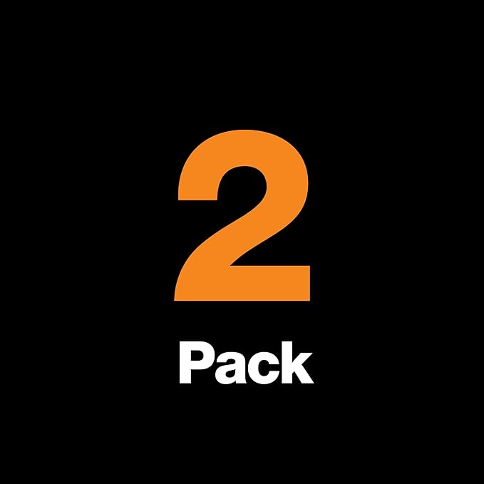 Fiskars 8” Everyday Titanium Comfort Grip Scissors (2-Pack), Home & Office Scissors for Cutting Paper, Cardboard, Photos and More, Gray