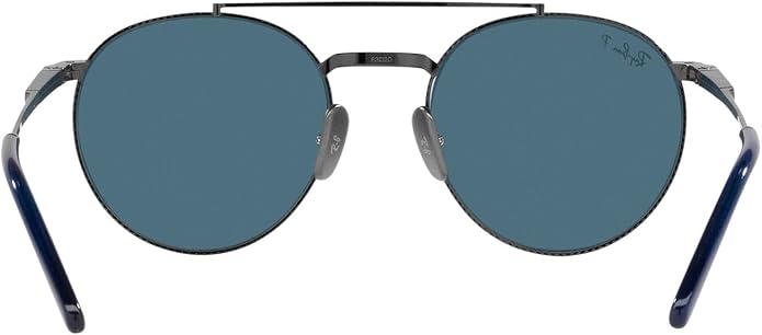 Ray-Ban Unisex Rb8237 Round II Titanium Round Sunglasses