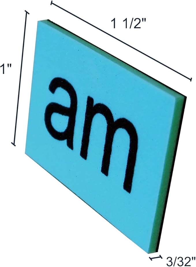 Foam Phonics Magnetic Foam Reading Tiles (Second Grade)