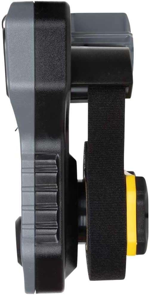 Klein Tools 450-900 Cable Management, Hook & Loop Dispenser with 12-Foot x 3/4-Inch Tape Roll, Cuts Custom Length Hook & Loop Strips, Black