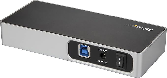 StarTech.com 7 Port USB C Hub with Fast Charge Port - USB-C to 5X USB-A 2X USB-C (USB 3.0 SuperSpeed 5Gbps) - Self Powered USB 3.1 Gen 1 Type-C Hub w/Power Adapter - Desktop/Laptop Hub (HB30C5A2CSC)