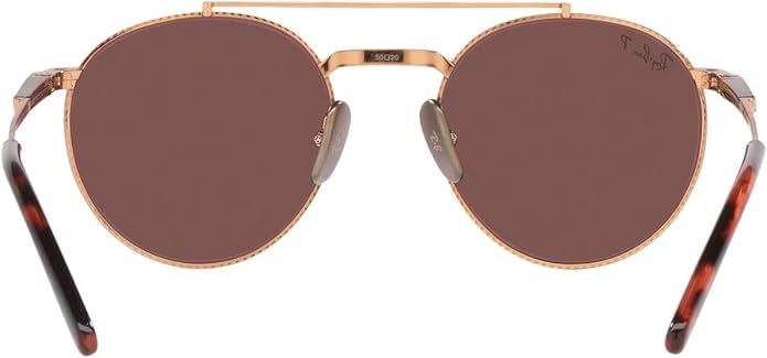 Ray-Ban Unisex Rb8237 Round II Titanium Round Sunglasses