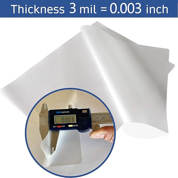 Thermal Laminating Pouches, 50pcs Laminating Sheets (5pcs A3+10pcs A4+ 15pcs A5+ 20pcs A6), 3 Mil Clear Thermal Laminating Pouches for laminator
