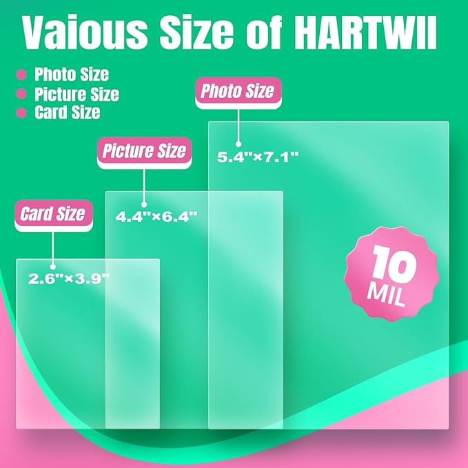100 Pack Self Sealing Laminating Pouches for Small Business Card,Waterproof Self-Adhesive Laminating Pouches,2.6x3.9 Inches, 10 Mil Thickness, No Laminator Machine Needed