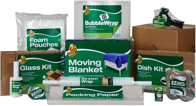 Duck Brand 284851 Foam Pouch, 16 x 20 Inches, White