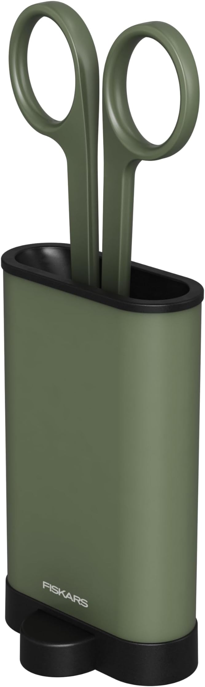 Fiskars Detail Snipper & Holder, Precision Indoor Gardening Tool for Trimming Dense Foliage, Long Reach Stainless Steel Micro-Tip Blades, Clean Cuts to Promote Healthy Growth on Plants, 6"