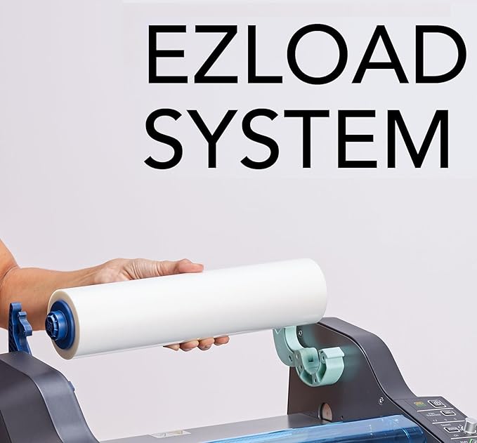GBC EZ Load Blue End Cap Laminating Roll Film, Low Temp, Gloss, 11.5" x 200', 3 mil, 2 Rolls (3125362EZ)