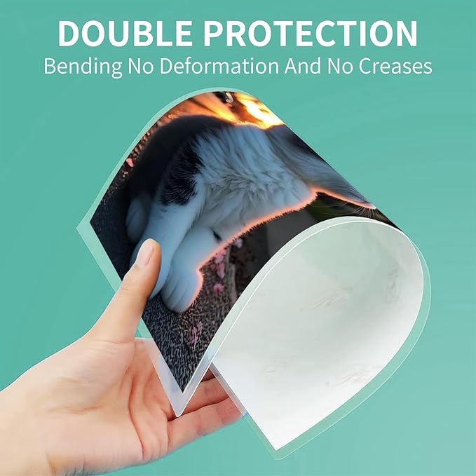 Thermal Laminating Sheets, 9” x 11.5” Laminating Sheets, 3 Mil Thickness Clear Laminating Pouches, Compatible Thermal Laminators, 100 Packs.