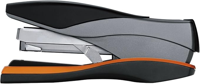 Swingline Stapler, 40 Sheet Capacity, Optima 40, Jam Free, Reduced Effort, Soft Grip, Metal, Orange and Gray (87845)