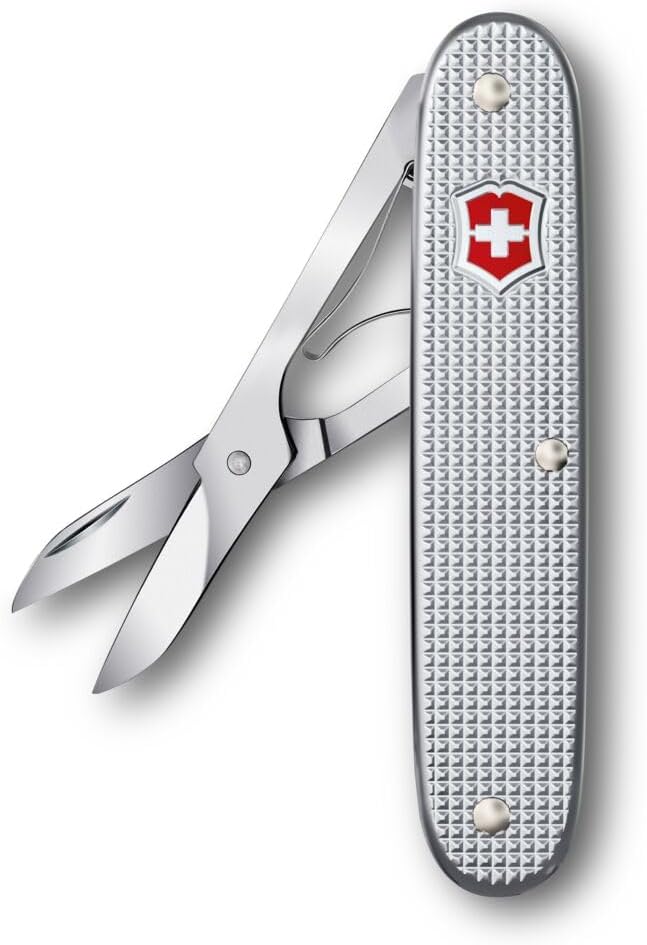 Victorinox Companion X Alox Pocket Tool with Precision Scissors, Single Function Tool, Compact, Lightweight, Swiss Made - Silver