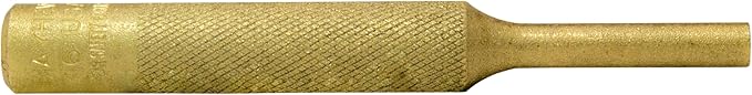 Mayhew Pro 25090 1/4-Inch Knurled Brass Pin Punch