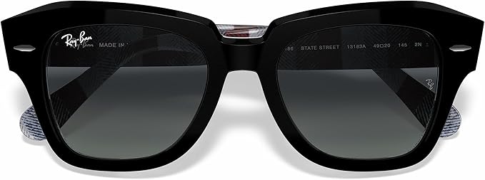 Ray-Ban Unisex Rb2186 State Street Square Sunglasses