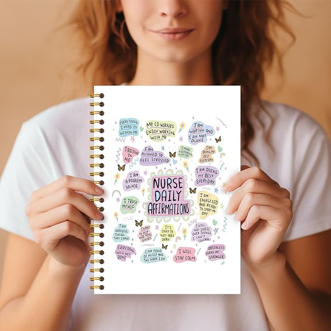 Guymn Nurse Notebook Journal, Nurse Appreciation Gifts, Nursing Notebook, Nursing Medical Gifts Hardcover Spiral Notebooks 5.5x8.3 Inch