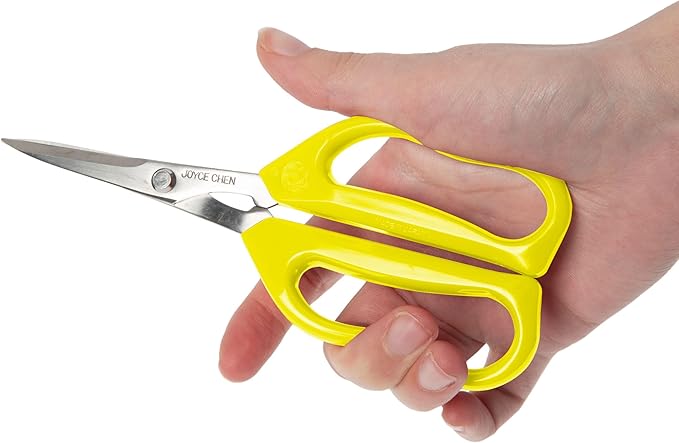 Joyce Chen Original Unlimited Kitchen Scissors All Purpose Kitchen Shears With Comfortable Handles, Yellow