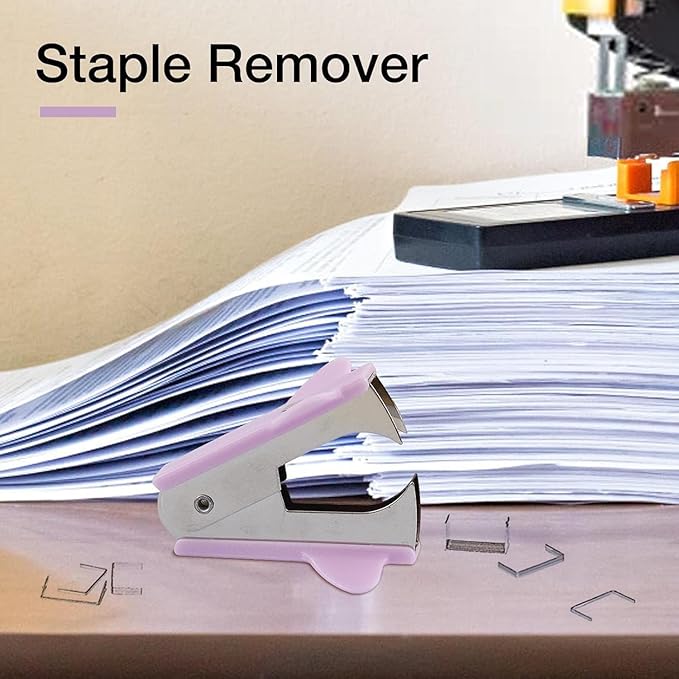 1pc Purple Stapler Puller,Stapler Removals Remover -School,Teachers,Students,and Home Desk Staplers,Staple Puller Tool with Grip Supplies,Manual Staplers
