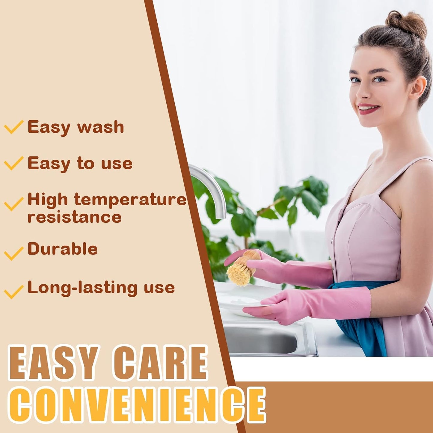 Nuenen 50 Packs Bamboo Dish Scrub Brushes Wooden Scrubbers Set Kitchen Dishwashing Scrubber with Natural Sisal Bristles for Iron Pot Pan Sink
