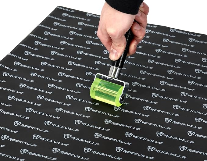 Rockville RockMat Pro 15 (15 Sq Ft) 3-in-1 Car Sound Deadener Mat – Foam/Rubber/Aluminum Layered Insulation for Audio Soundproofing, Easy Install, Reduces Vibration & Road Noise