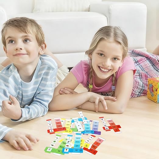 27 Pcs Word Vocabulary Building Sliders with Instruction Card Consonant Blends and Digraphs Phonics Manipulatives Along with VCV Teaching Colorful ELA Learning Essentials to Build Sentences
