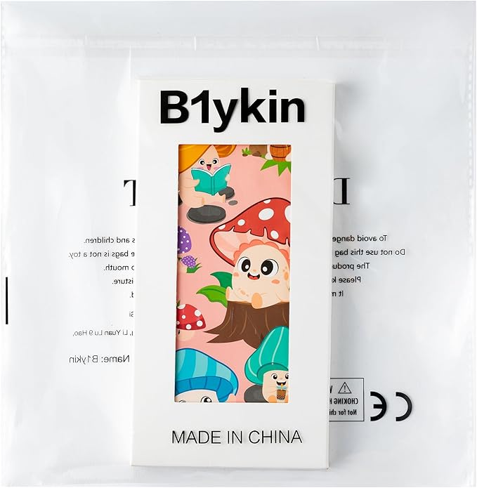 B1ykin Cute Sticky Notes Set - Lovely Mushroom Shaped Self-Stick Notes Pad, 550 Sheets Writing Memo Pages Sticky Notepad for Teacher Appreciation Gift, School Office Party Favors Supplies (Mushroom)