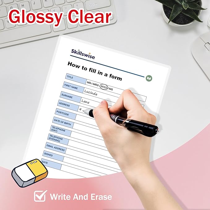100Pack Legal Size Laminating Sheets 4Mil-8.5"x14" (9x14.5) Laminating Pouches No Bubble Thermal Laminating Sheets for Documents, Menus, Certificates & School/Office Use
