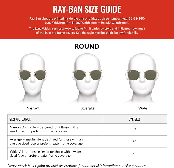 Ray-Ban Unisex Rb3447 Round Metal Round Sunglasses