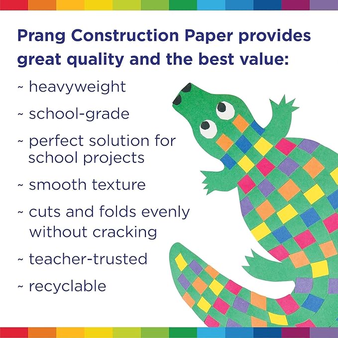 SunWorks® Construction Paper, Bright White, 12" x 18", 50 Sheets Per Pack, 5 Packs
