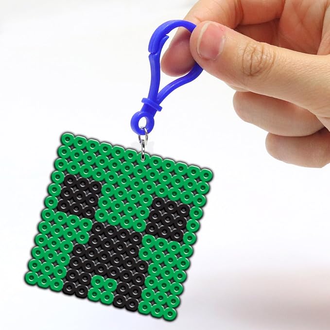Tara Toy Minecraft Pixel Art Bead Kit 2500+ Beads, Templates & Pegboards Build Minecraft Pixel Characters & Tools Creative Craft Toy for Kids Ages 6