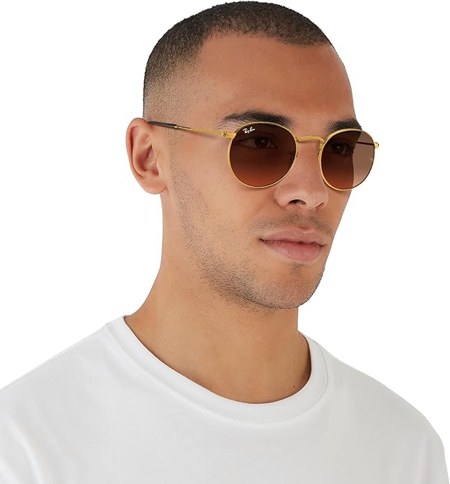Ray-Ban Unisex Rb3447 Round Metal Round Sunglasses