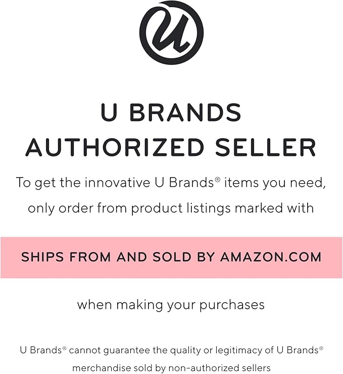 U Brands Magnetic Chalkboard, 11" x 15.5", Frameless, Premium Matte Surface, Includes Marker and Magnet
