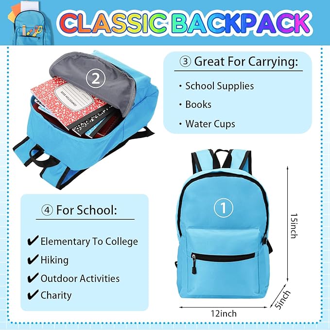 79 Pcs Christmas Gift Box for K-5 Elementary Middle Kit Bundle Bulk Essential for Operation Charity Xmas Gift(Blue Aesthetic)