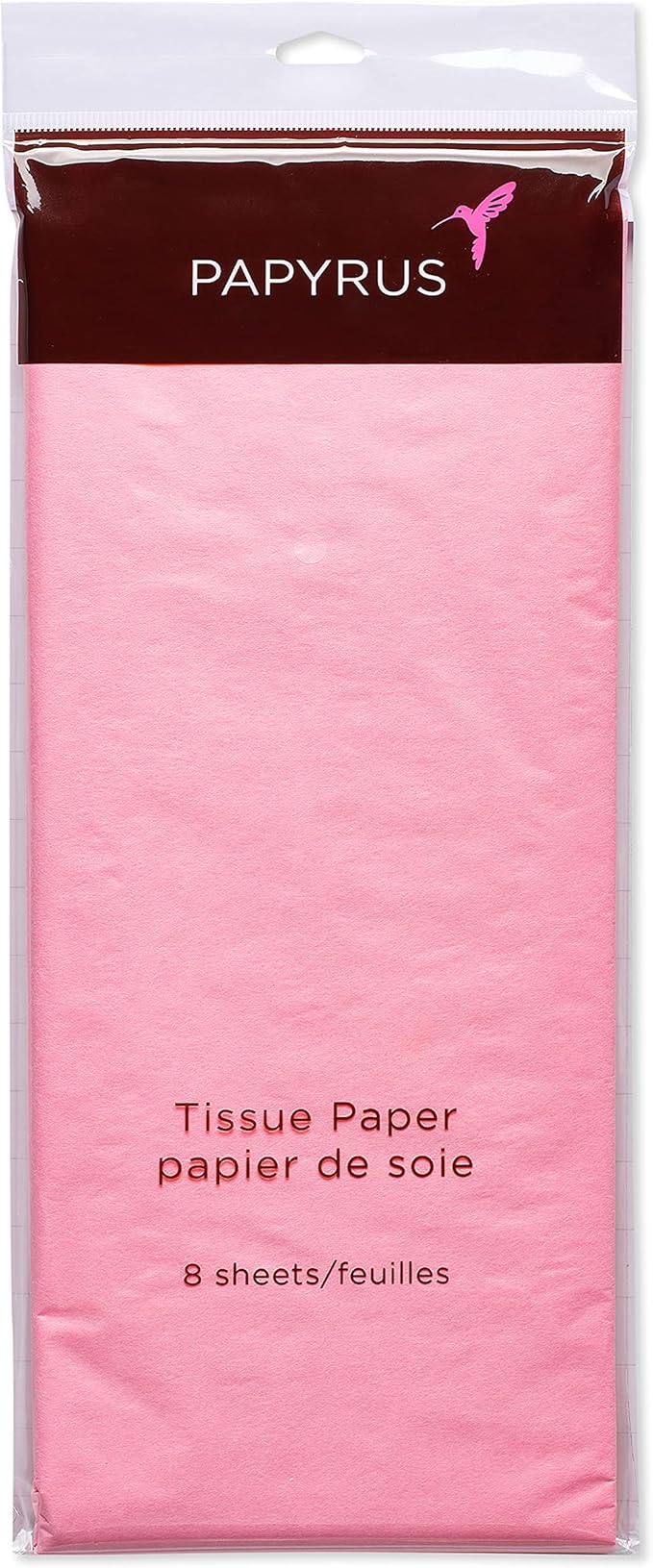 Papyrus Pink Gift Tissue Paper, 4 Sheets (20 in. x 26 in.) - Ideal for Gift Bags, Weddings, Baby Showers and More