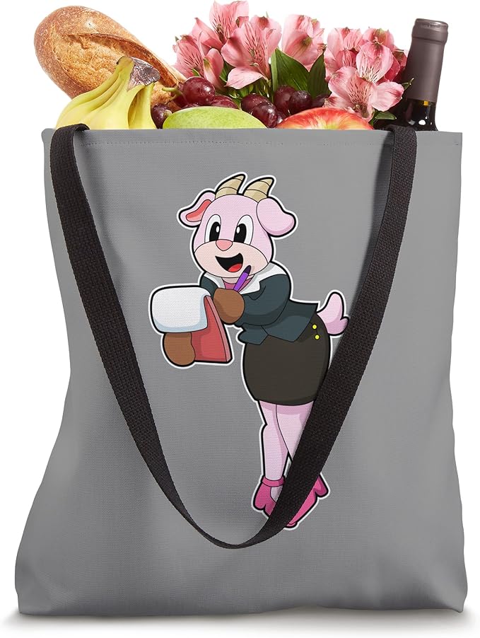 Cow Secretary Clipboard Office Tote Bag