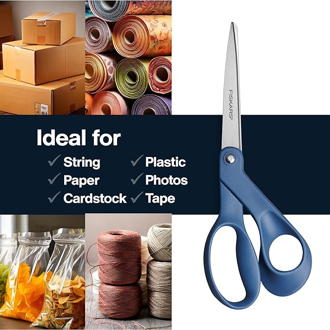 Fiskars Explore Collection Scissors, Gifts for Mom, Mountain Haze, 8", Black