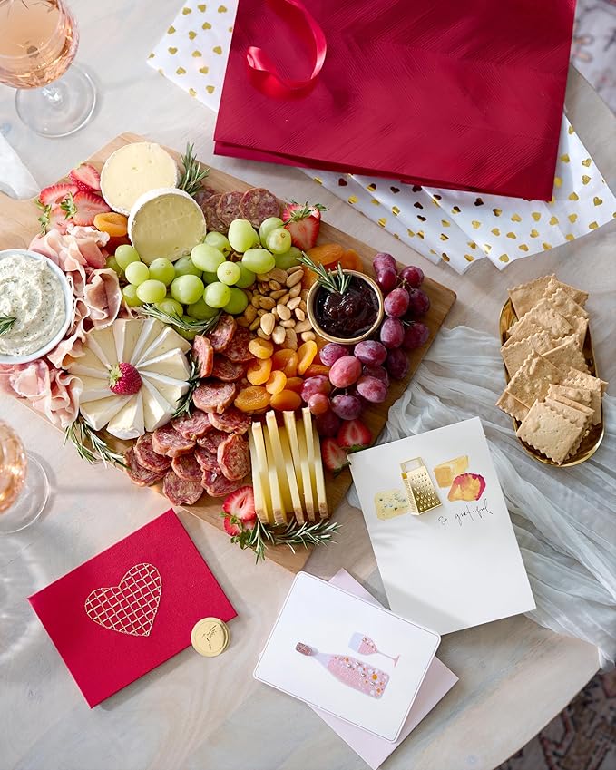 Papyrus Gold Foil Hearts Valentines Day Tissue Paper (4-Sheets)