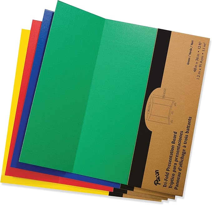 Pacon Presentation Board, Assorted Colors 24