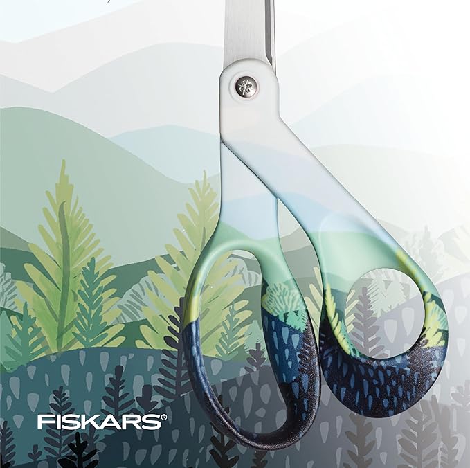 Fiskars Explore Collection Scissors, Woodlands (8 in.)