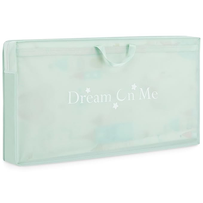 Dream On Me Play Time Reversible Baby Playmat, Foldable Extra Large Thick Foam Crawling Playmats for Toddlers, Waterproof Portable Playmat for Babies