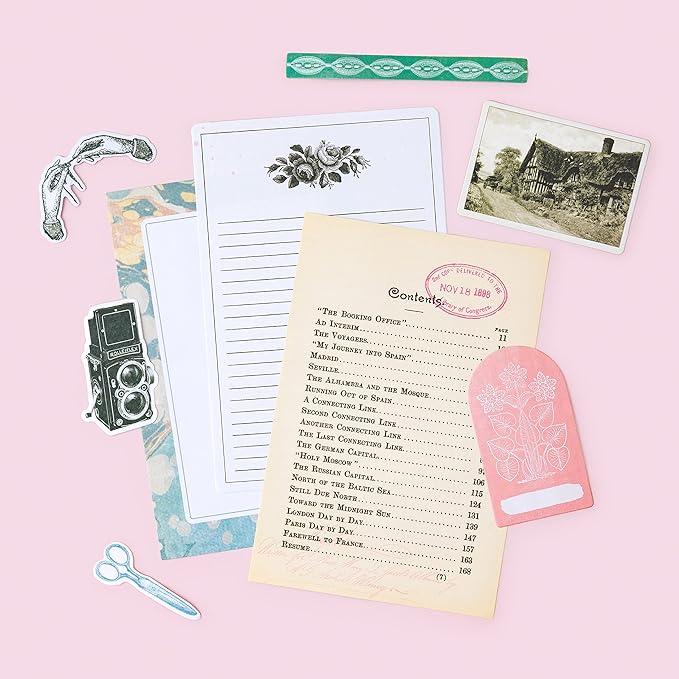 American Crafts Maggie Holmes Parasol Paperie Pack 200/Pkg-Paper Pieces & Washi Stickers