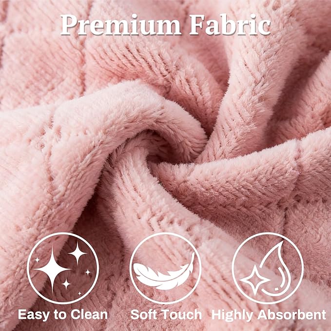 Microfiber Cleaning Cloths - Super Absorbent, Streak-Free & Lint-Free Towels for Glass, Kitchen & Home (Gray, Purple, Pink, Green) (10pcs)