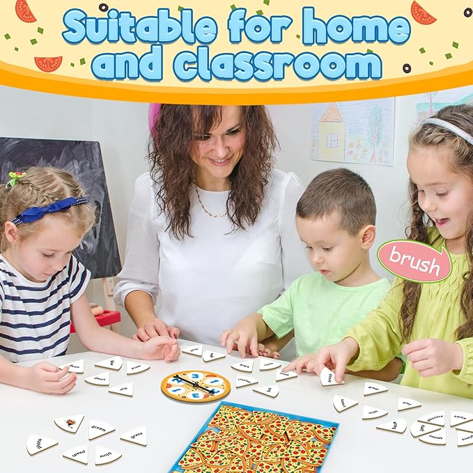 Blends Word Games: Phonics Flash Cards, Speech Therapy Toys for Toddlers & Kindergarten Preschool Learning Activities