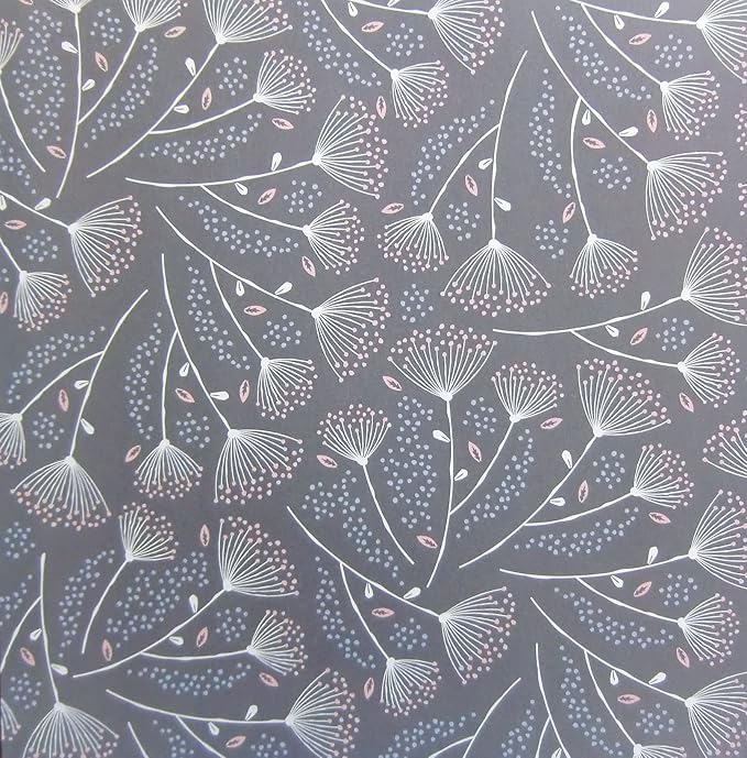 DCWV Printed Cardstock Paper 12x12, 36 Sheets of Scrapbook Paper for Crafts and Card Making, Double Sided Heavy Duty Cardstock with Foil Accents - Peri & Peach
