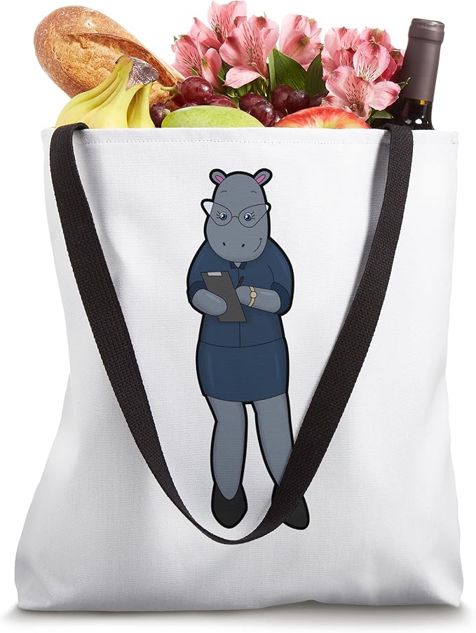 Hippo Secretary Clipboard Office Tote Bag